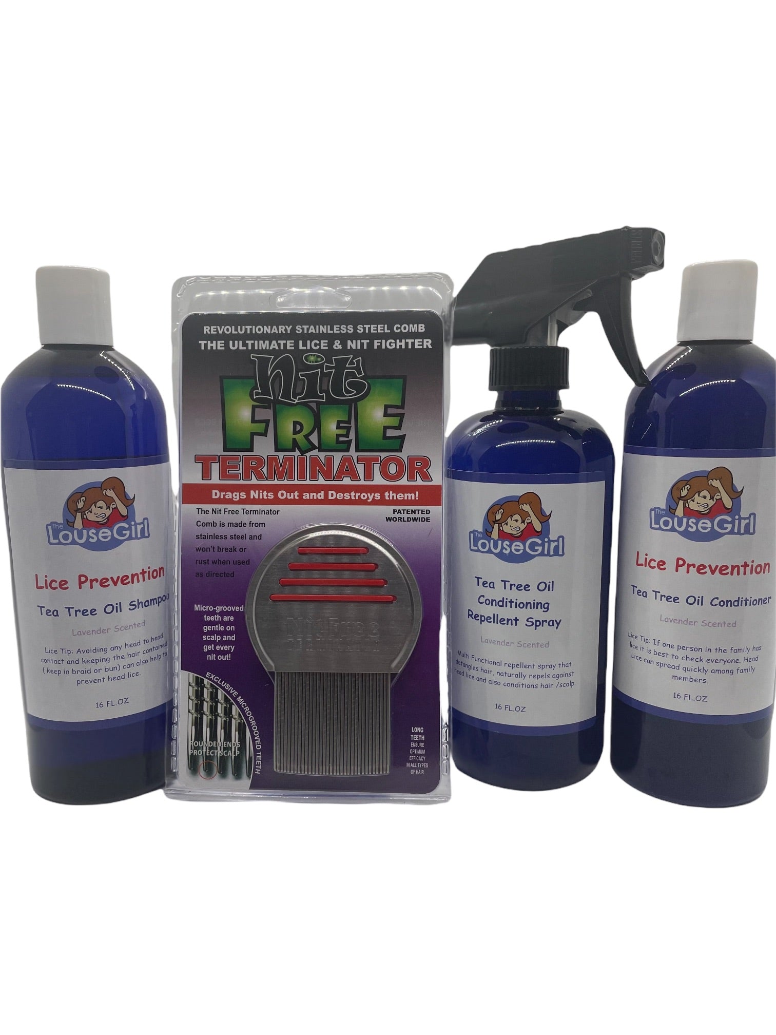 Ultimate Lice Treatment Kit for Kids | Complete Head Lice & Nit Removal System