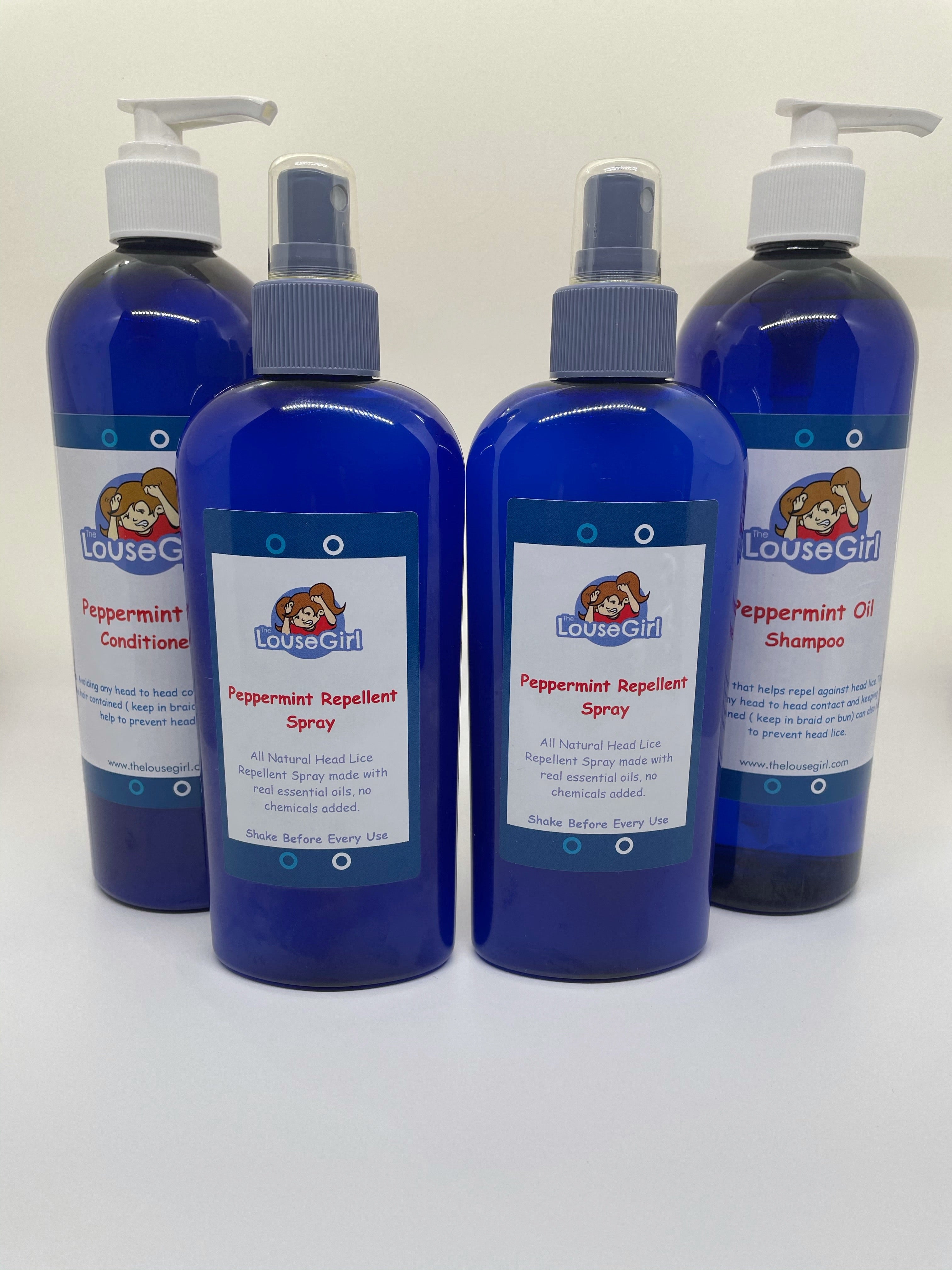 Complete Lice Prevention Bundle for Kids | Shampoo, Conditioner & 2 Repellent Sprays